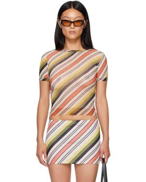 Jean Paul Gaultier 'The Retro Stripe' Baby T-Shirt - Multicolor