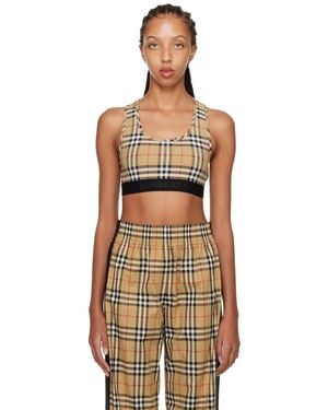 Burberry Dalby スポーツブラ - ブラック