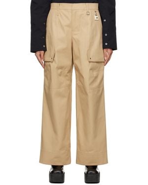 WOOYOUNGMI Pantalon à panneaux - Neutre
