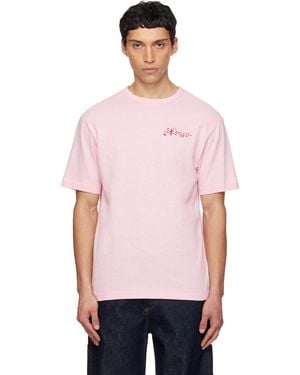 KENZO Paris Winter Holidays' Embroidered T-Shirt - Pink