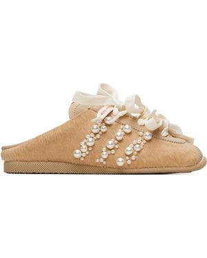 Simone Rocha Adidas Originals Edition Japan Slip-On Trainers - Natural