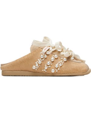 Simone Rocha Baskets À Enfiler Japan Beiges Édition Adidas Originals - Neutre