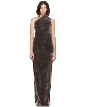 Rick Owens Concordians Athena Arrowhead Maxi Dress - Black