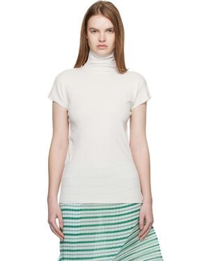 Issey Miyake December Cotton Baguette Turtleneck - Multicolour