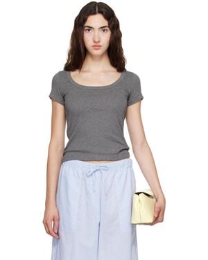 Flore Flore Ssense Exclusive Lulu Baby T-Shirt - Gray
