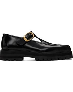Ernest W. Baker T-Bar Loafers - Black