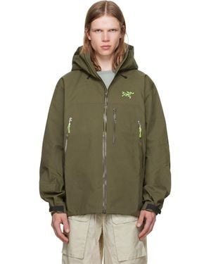 Arc'teryx Khaki Beta Sv Jacket - Green
