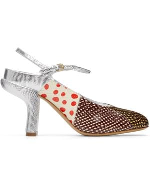 Dries Van Noten Patchwork Heels - Black