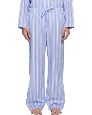 Tekla Poplin Pyjama Trousers - White