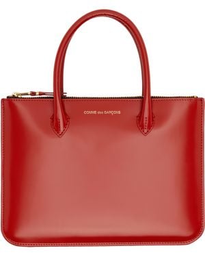 Comme des Garçons レッド ラージ Handles ポーチ