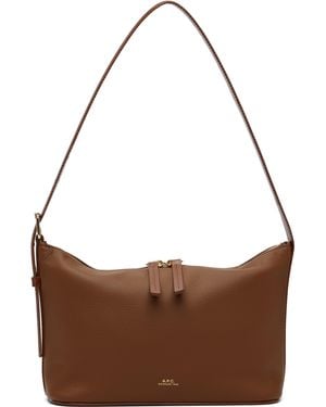 A.P.C. Tan Vera Shoulder Bag - Brown