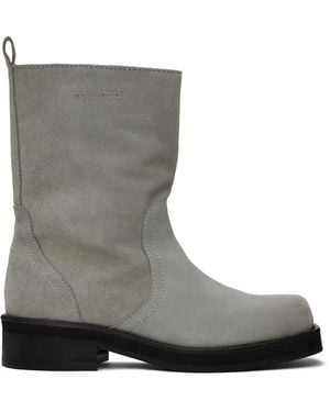 Soulland Delaware Suede Boots - Grey