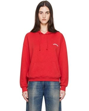Vetements Pull À Capuche Surdimensionné Lifeguard Rouge