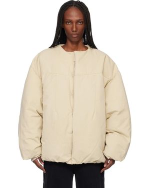 Entire studios Off- Pod Puffer Down Jacket - Natural