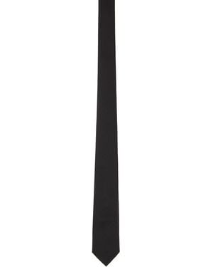 Balenciaga Silk Tie - Black