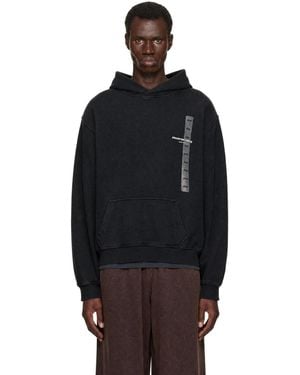 Alexander Wang Printed Flasher Graphic Hoodie - Black