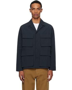 Norse Projects Mads Travel Light Overshirt - Blue