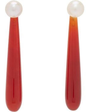 Sophie Buhai Medium Angelyne Earrings - Red