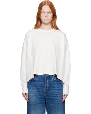 Studio Nicholson Loop Long Sleeve T-Shirt - Blue