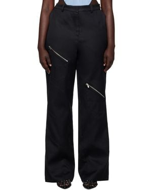Sinéad O'Dwyer Spiral Zip Trousers - Black