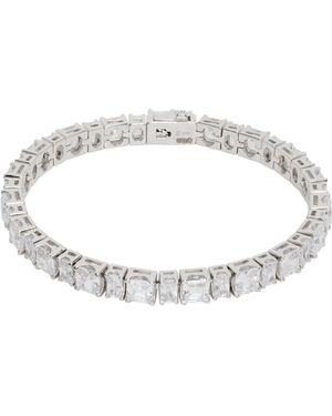 Hatton Labs Bracelet Rivière Puzzle Argenté - Noir