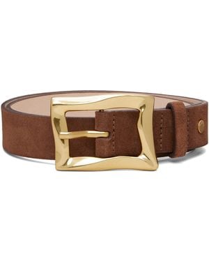 Rag & Bone Waverly Suede Belt - Black