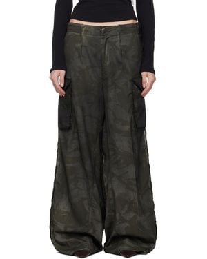PROTOTYPES Khaki New Overdyed Camp Trousers - Black