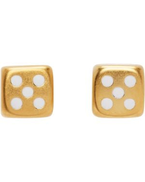 Veert 'The Dice' Earrings - Black