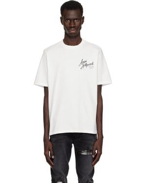 Amiri ホワイト Hollywood' Tシャツ