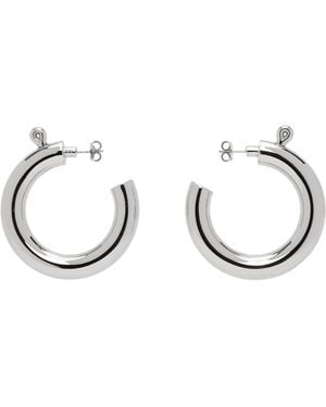 VAQUERA D'Heygere Edition Spring Clasp Hoop Earrings - Black