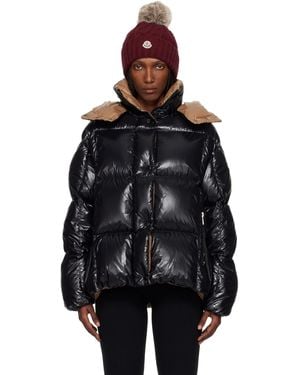 Moncler Parana Hooded Short Down Jacket - Black
