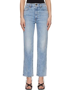 KHAITE Abigail Stretch Jeans - Blue