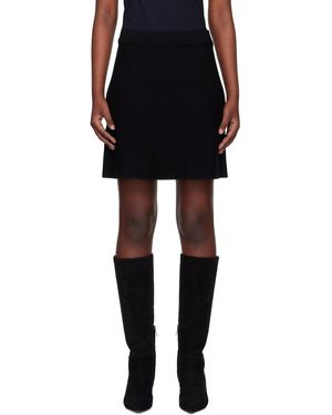 Max Mara Butterfly Miniskirt - Black