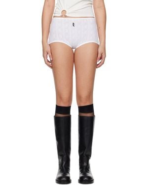 Rabanne Pointelle Shorts - Black