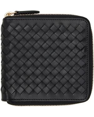 Dragon Diffusion Interlaced Square Zip Around Wallet - Black
