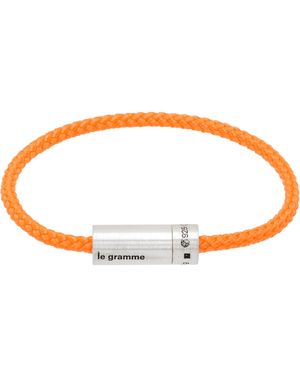 Le Gramme Nato Cable 'Le 7G' Bracelet - Black
