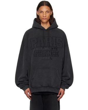 Vetements 'Paris' Xxxl Sweatpants in Black for Men | Lyst