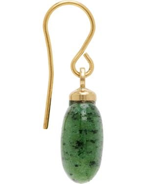 Dries Van Noten Pendant Single Earring - Green