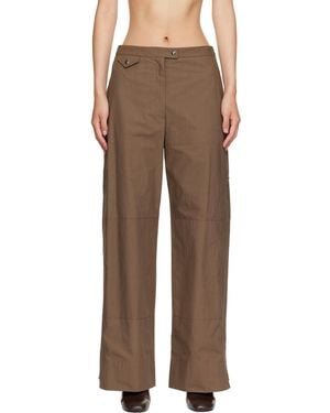 Calvin Klein Gemma Pants - Brown