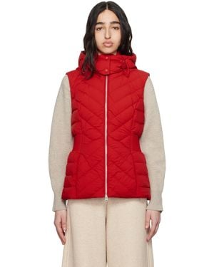 Mackage Hoshi Hooded Light Down Vest - Red