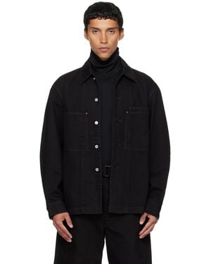 Lemaire Workwear Denim Overshirt - Black
