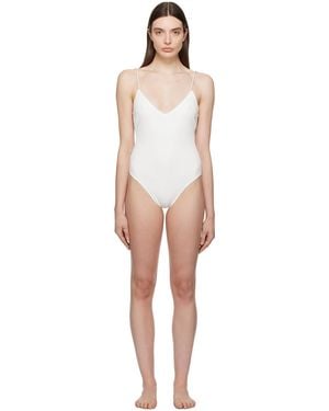 La Perla White Signature Swimsuit - Black