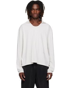 ALEXANDER DIGENOVA Off- Pete Long Sleeve Polo - Black
