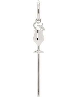 MM6 by Maison Margiela Cocktail Single Earring - Black