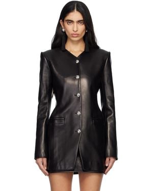 KHAITE Naran Leather Jacket - Black