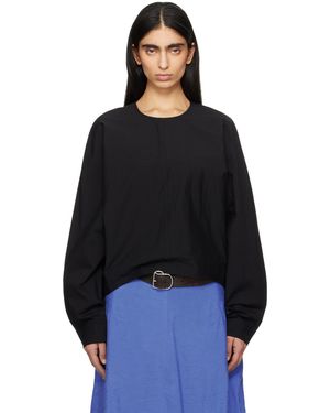 TOTEME ブラック Batwing トップス