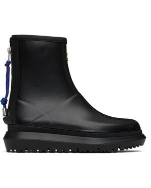 Sacai Rubber Boots - Black