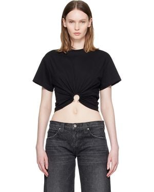 Rabanne Piercing T-Shirt - Black