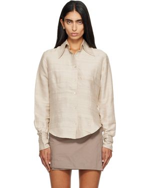 RESCHA Chemise Sharoukan Exclusive À Ssense - Neutre