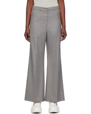 Low Classic Wide-leg Trousers - Black
